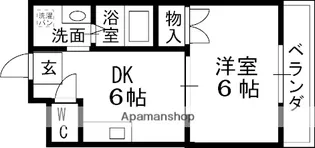 大阪府大阪市鶴見区放出東2丁目【マンション】の間取り