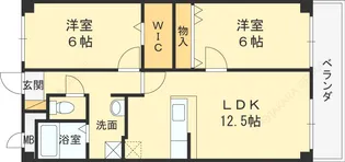 ボヌール鶴見【2階】の間取り