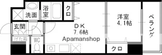ONE ROOF FLAT TENJINBASHI【5階】の間取り