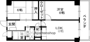プリオールトロワ【2階】の間取り
