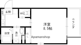 ビガーポリス101扇町【405号室】の間取り