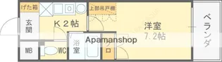 ラナップスクエア天満プライム【11階】の間取り
