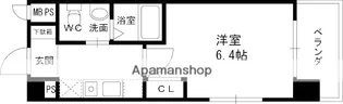 エスリード野田阪神駅前【1階】の間取り