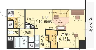 スペチアーレ【4階】の間取り