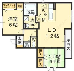 グランドゥール【3階】の間取り