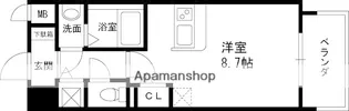 アドバンス西梅田2【10階】の間取り