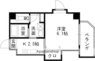 オリエンタル福島【3階】の間取り