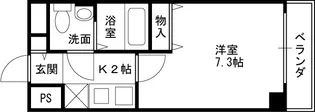 セイワパレス堂島シティ【2階】の間取り