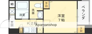 アーデン西天満【8階】の間取り