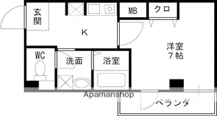 IF西梅田【6階】の間取り