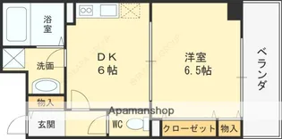 RIVER FORD中之島【405号室】の間取り