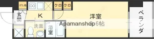 エステムプラザ梅田・中崎町Ⅲツインマークスノースレジデンス【2階】の間取り