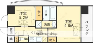 NORTH VILLAGE BIRTH PLACE【10階】の間取り