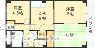 ロイヤル・ヴィラ壱番館【2階】の間取り