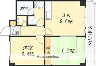 オルゴグラート長田【803号室】の間取り
