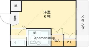岩崎ハイツP2【3階】の間取り