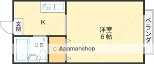 エステートピアヌカタ【203号室】の間取り