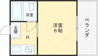 1Kの間取り画像