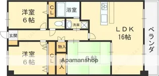 ブランチ913【6階】の間取り