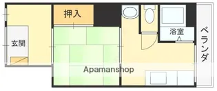 サニーハイツ【1階】の間取り