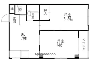 メゾンはた【4D号室】の間取り