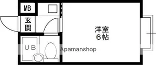 シティライフ柏原【313号室】の間取り