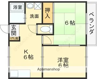 サマックスグランシャリオ【2階】の間取り