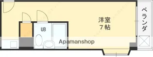 サニーハイム小若江【4階】の間取り