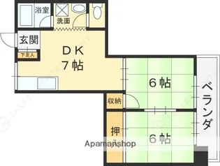 小阪ビル【5階】の間取り