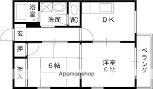 ピュールヴィサージュ【2階】の間取り