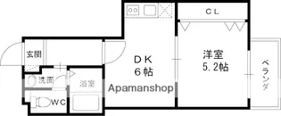 ヴェルデ石橋【2階】の間取り