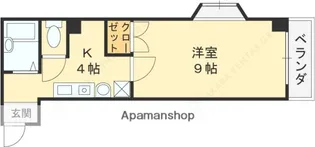 コンフォート布施【2階】の間取り