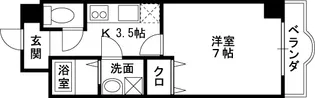 ルミエール八尾駅前【403号室号室】の間取り