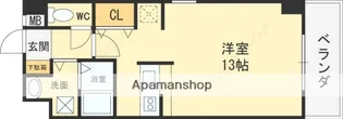 ベローナ【5階】の間取り