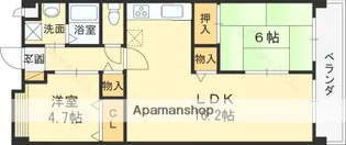 ローズプレイスヨシタ【3階】の間取り