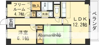 アステール住道【5階】の間取り