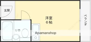 シャトレSI若江【202号室】の間取り
