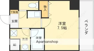 プラディオ徳庵セレニテ【707号室】の間取り