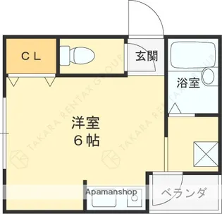 メゾン松村【1階】の間取り