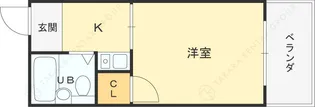 藤井マンション岩田【303号室】の間取り