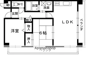 フルーレットコート【2階】の間取り