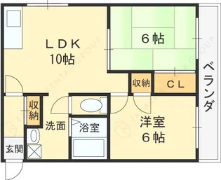 コーポHIRO【301号室】の間取り