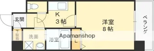 グランシス高井田【3階】の間取り