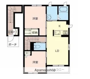 LUIRE・シャーメゾン【2階】の間取り