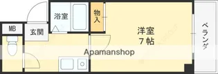 大宝長田ル・グラン【203号室】の間取り