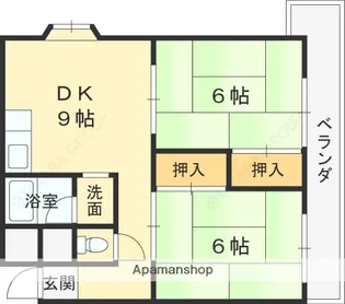 ファミール吉村【5階】の間取り