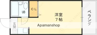 ウエストビレッジ【103号室】の間取り