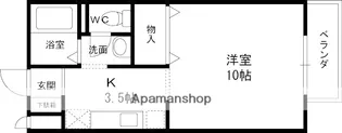 ファーストステージ【203号室】の間取り