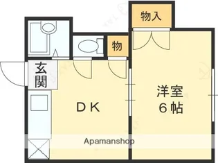 福寿マンション1号館【203号室】の間取り