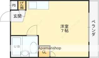 シャンスー源氏ヶ丘【302号室】の間取り